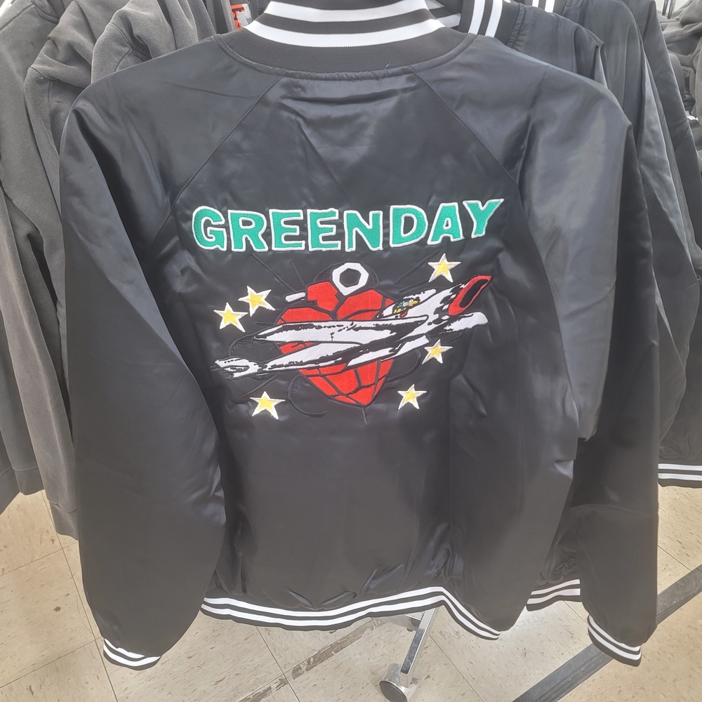 ⭐️New Green Day Saviors Concert Tour 2024 Official Merchandise Satin Jacket Rare